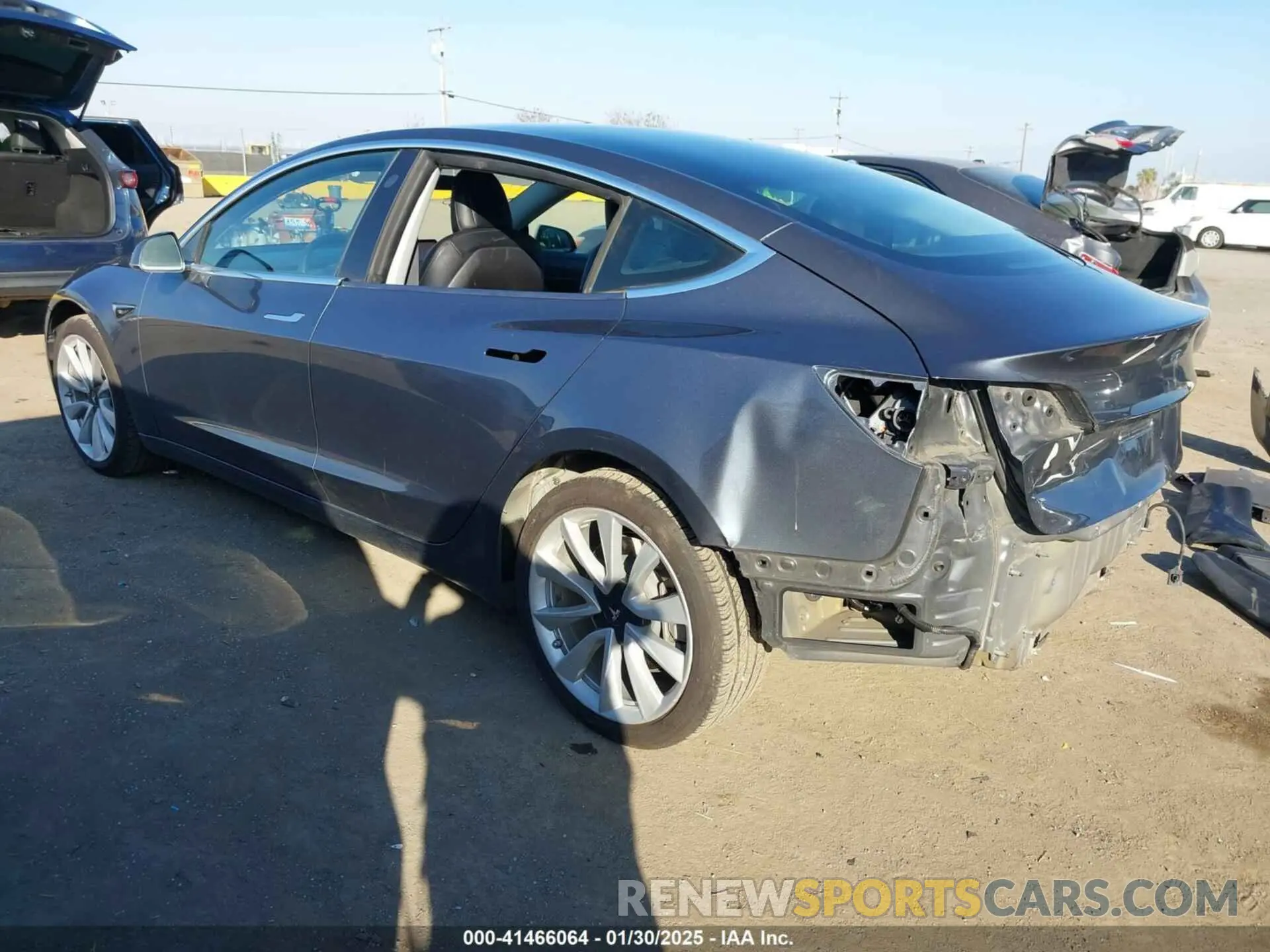 3 Photograph of a damaged car 5YJ3E1EA8KF447296 TESLA MODEL 3 2019
