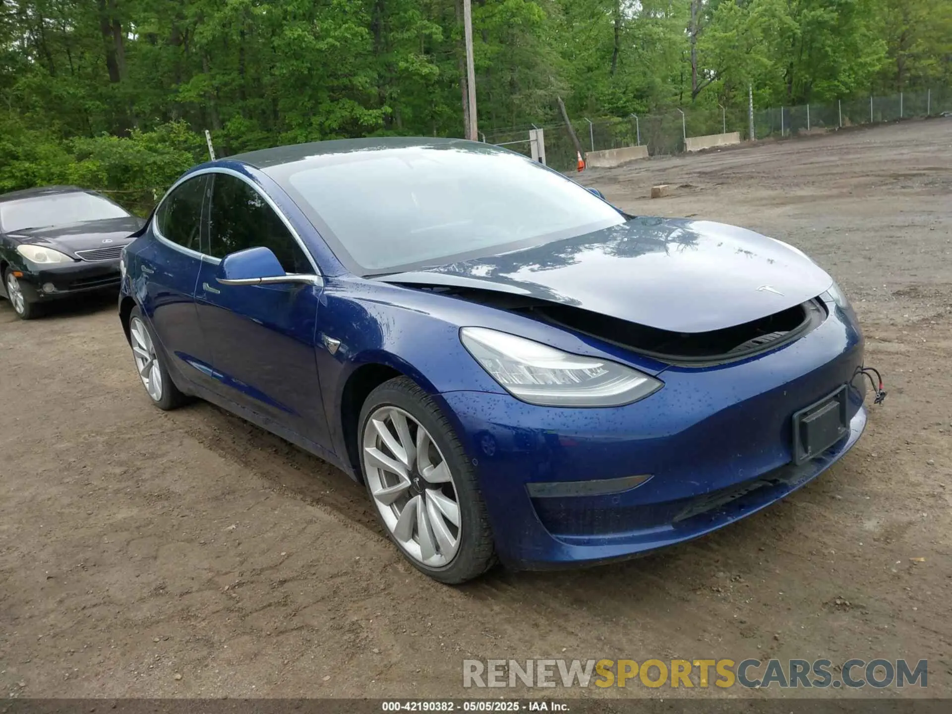 1 Photograph of a damaged car 5YJ3E1EA8KF447914 TESLA MODEL 3 2019