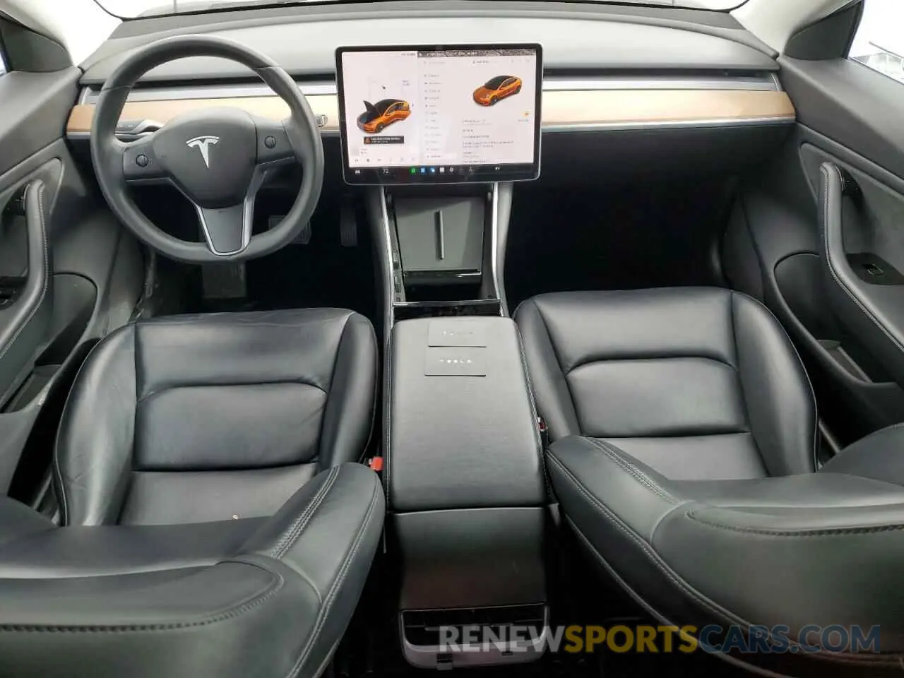8 Photograph of a damaged car 5YJ3E1EA8KF483053 TESLA MODEL 3 2019