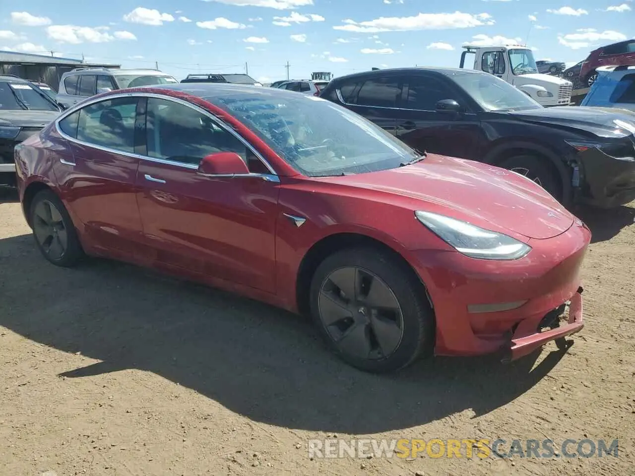 4 Photograph of a damaged car 5YJ3E1EA8KF483473 TESLA MODEL 3 2019