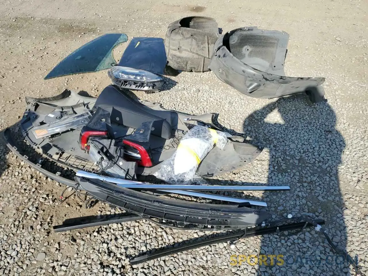 12 Photograph of a damaged car 5YJ3E1EA8KF484784 TESLA MODEL 3 2019