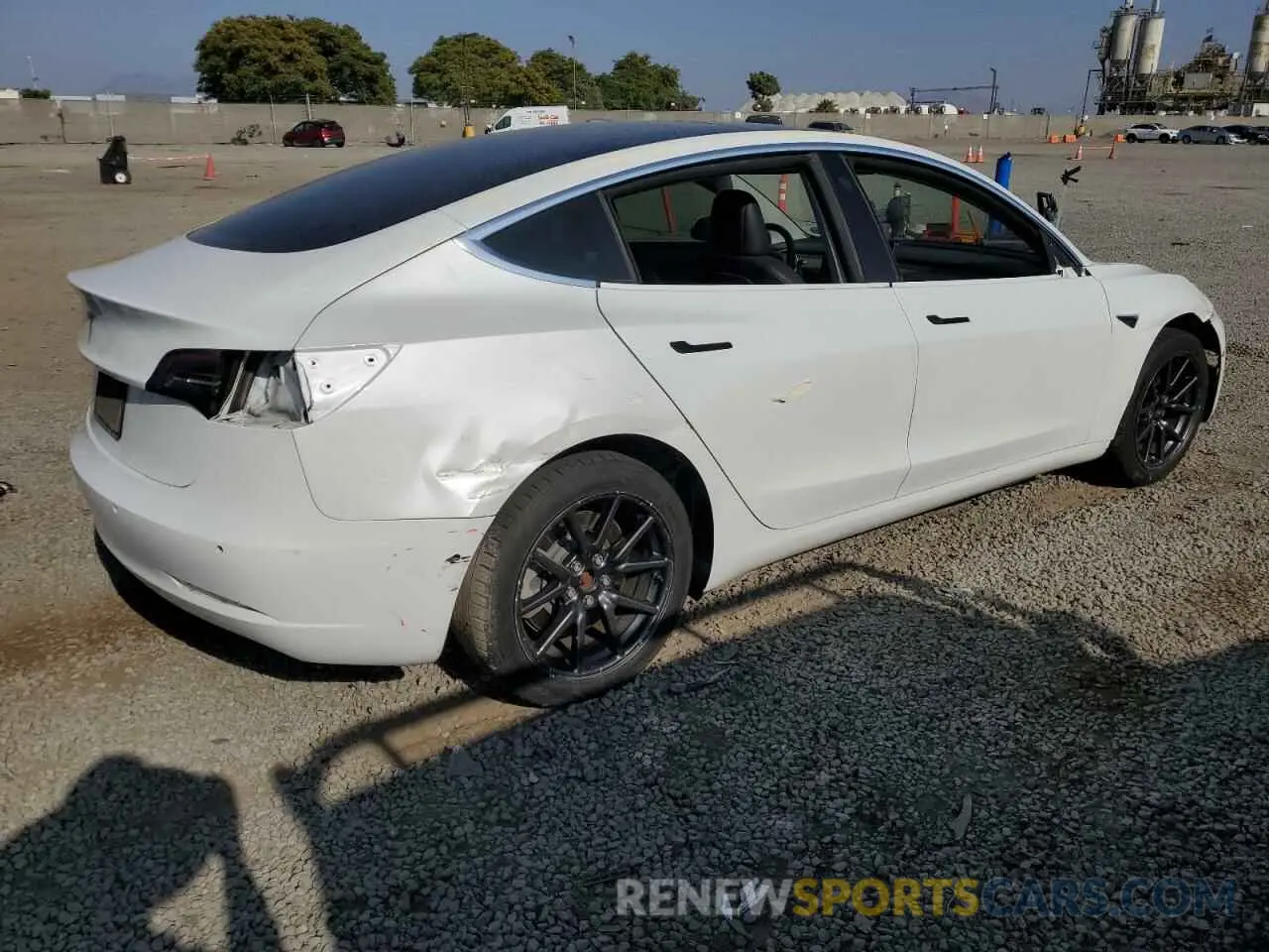3 Photograph of a damaged car 5YJ3E1EA8KF484784 TESLA MODEL 3 2019