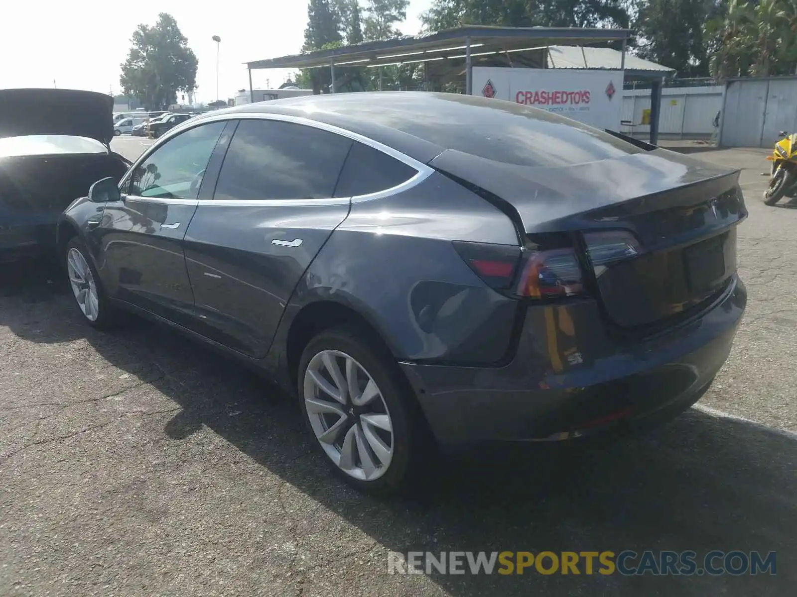 3 Photograph of a damaged car 5YJ3E1EA8KF486731 TESLA MODEL 3 2019