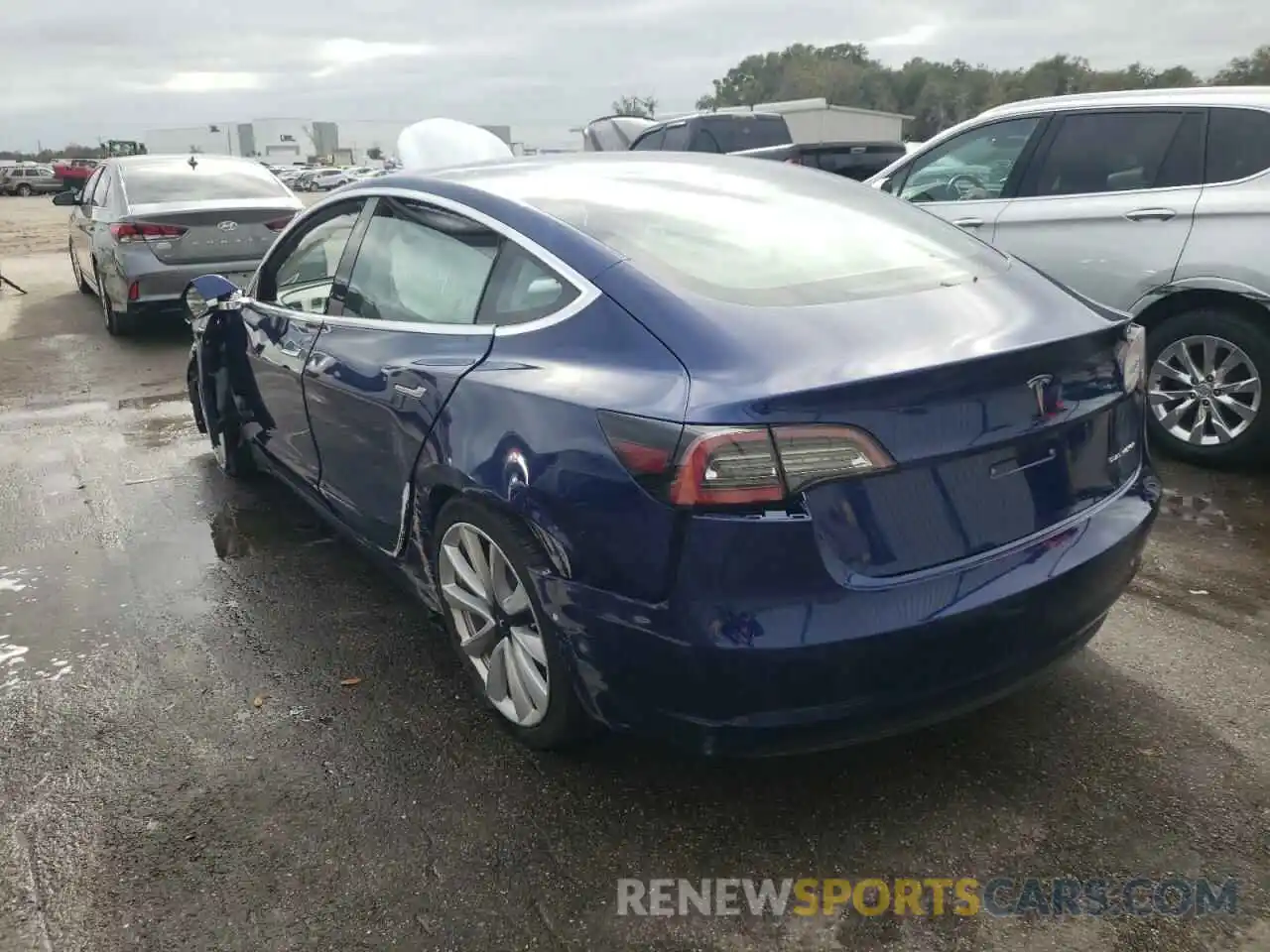 3 Photograph of a damaged car 5YJ3E1EA8KF509750 TESLA MODEL 3 2019