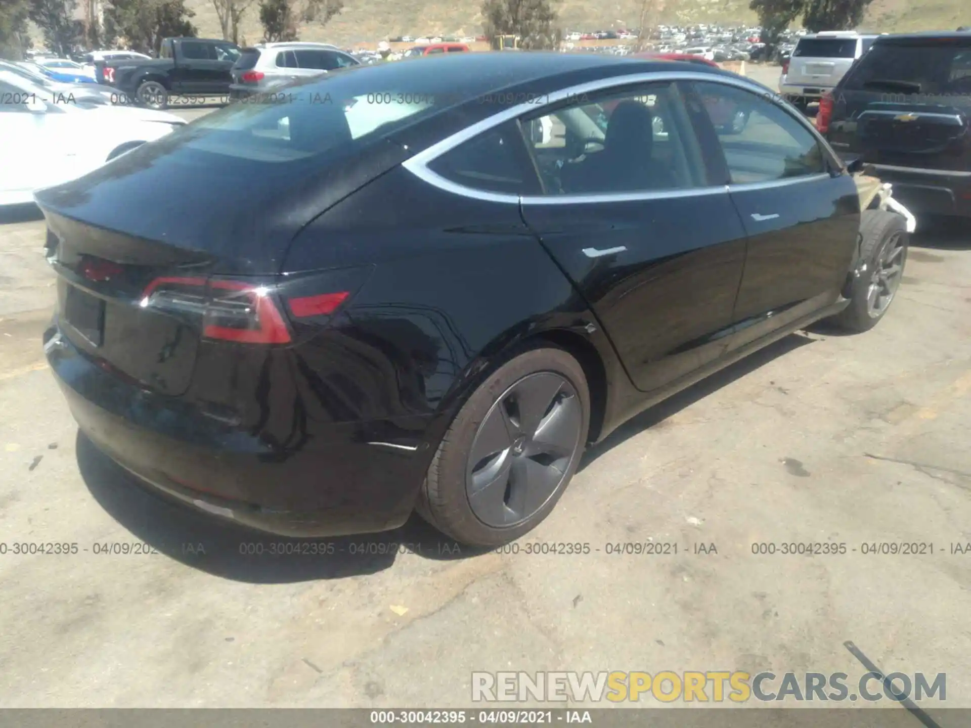 4 Photograph of a damaged car 5YJ3E1EA9KF297425 TESLA MODEL 3 2019