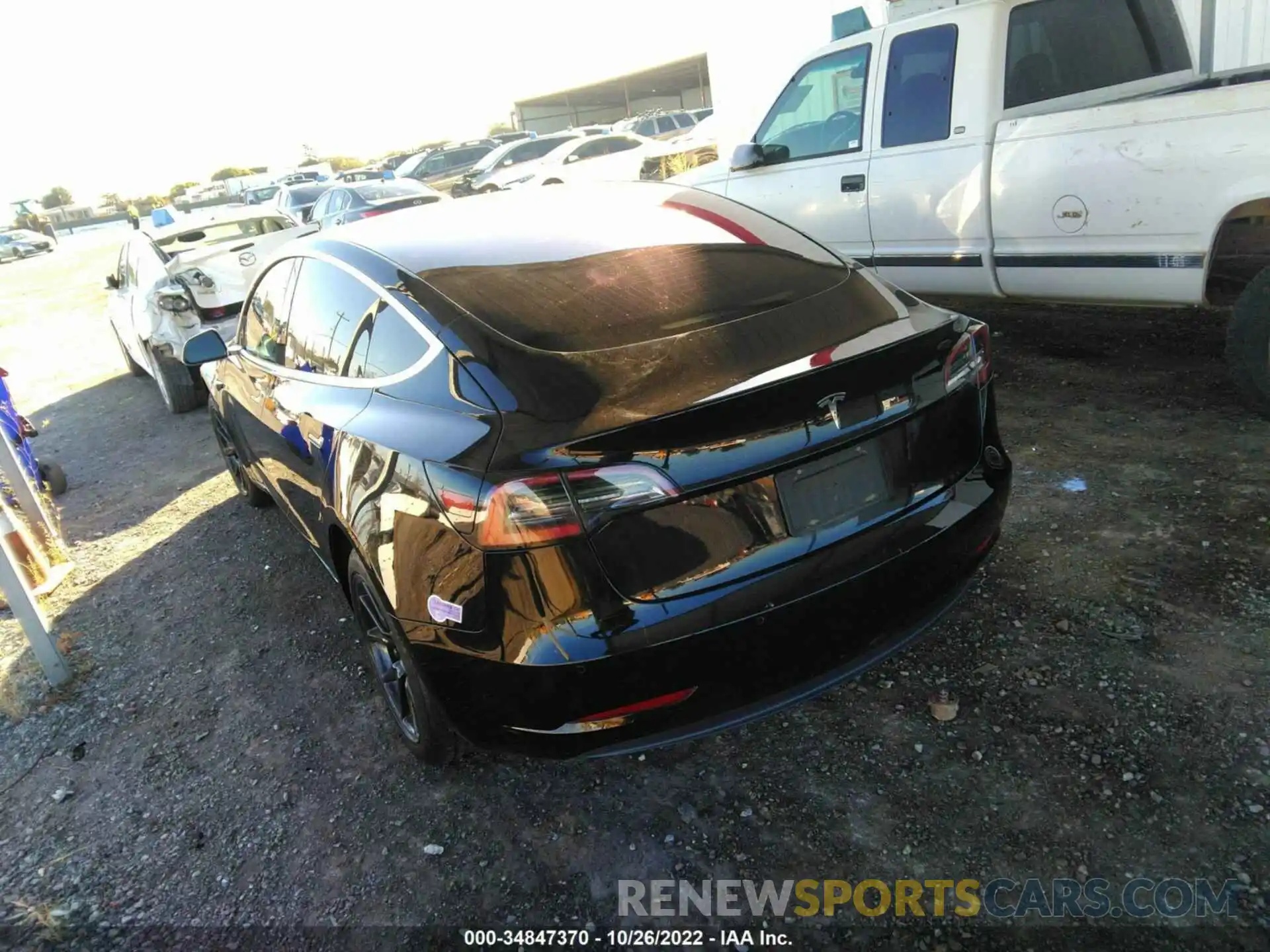 3 Photograph of a damaged car 5YJ3E1EA9KF304695 TESLA MODEL 3 2019