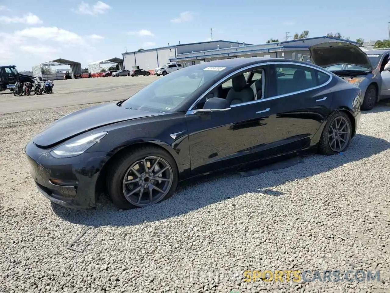 1 Photograph of a damaged car 5YJ3E1EA9KF304986 TESLA MODEL 3 2019