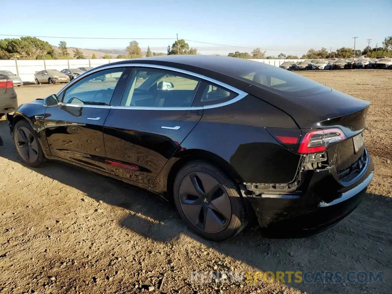 2 Photograph of a damaged car 5YJ3E1EA9KF305555 TESLA MODEL 3 2019
