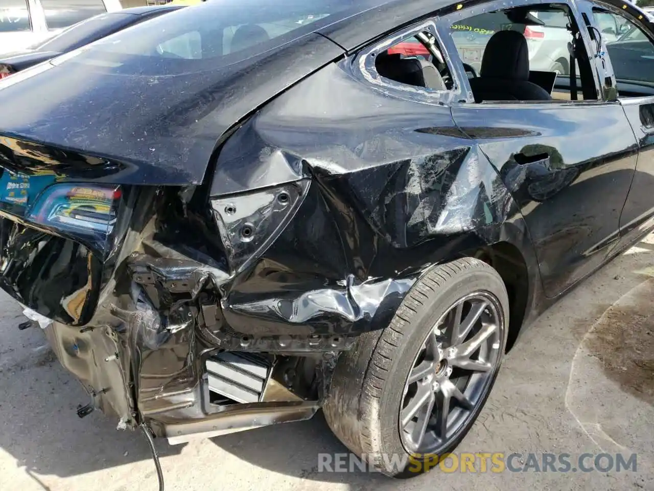 9 Photograph of a damaged car 5YJ3E1EA9KF306978 TESLA MODEL 3 2019