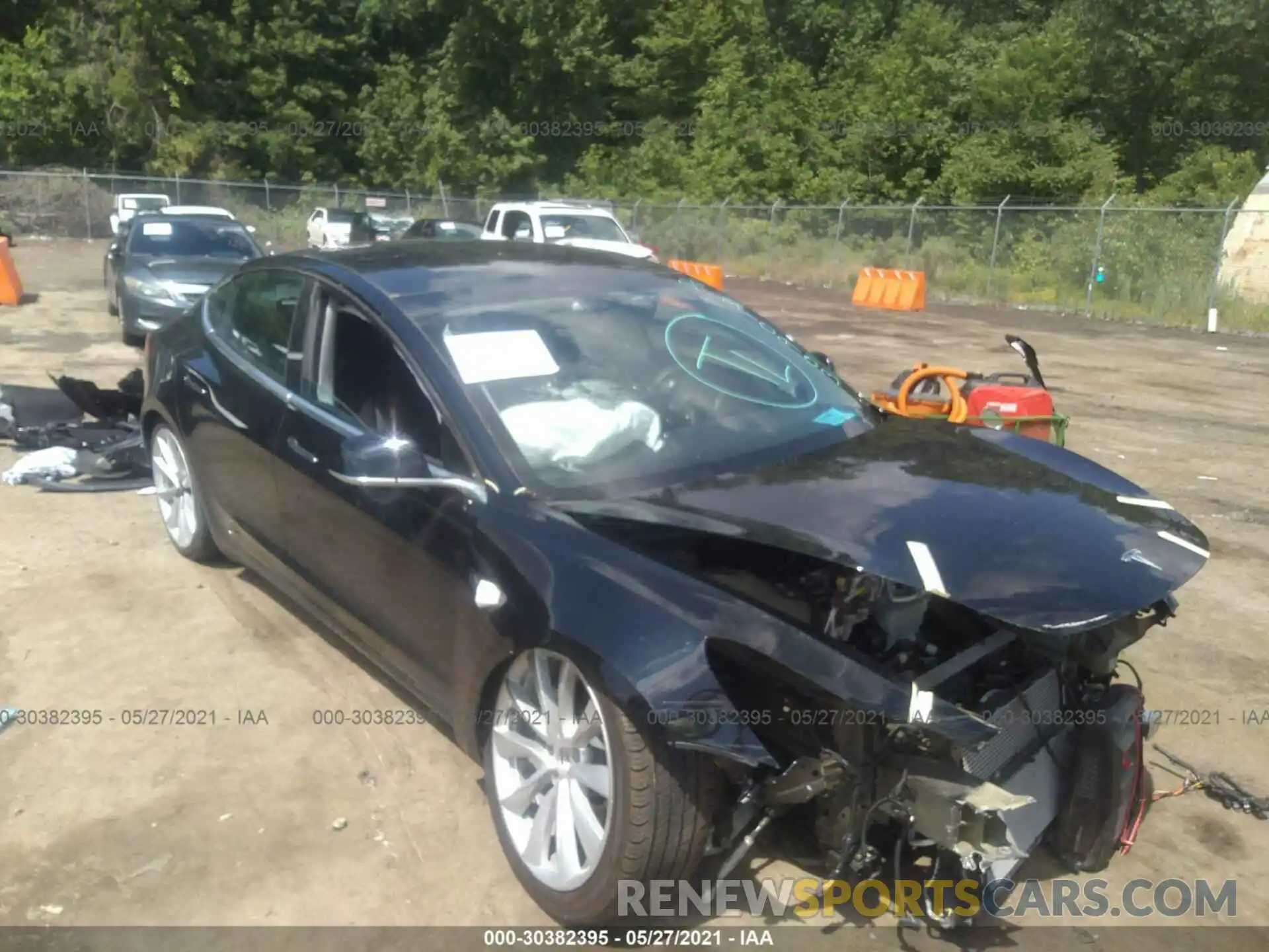 1 Photograph of a damaged car 5YJ3E1EA9KF310903 TESLA MODEL 3 2019