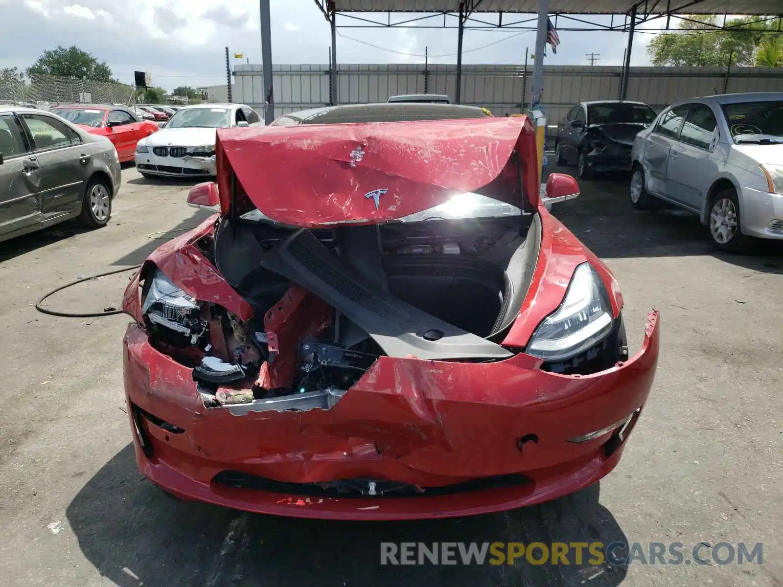 9 Photograph of a damaged car 5YJ3E1EA9KF311372 TESLA MODEL 3 2019