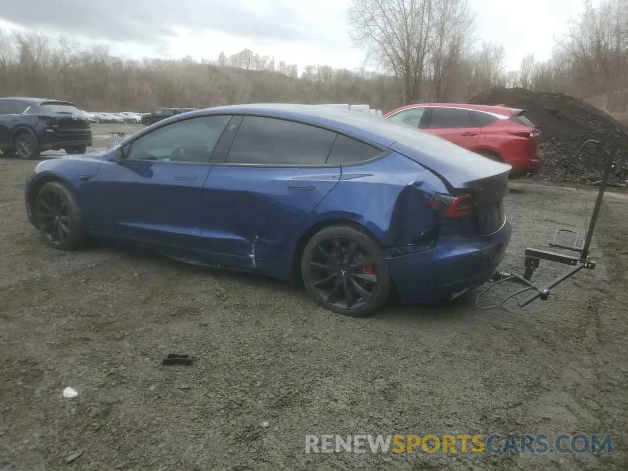 2 Photograph of a damaged car 5YJ3E1EA9KF311517 TESLA MODEL 3 2019