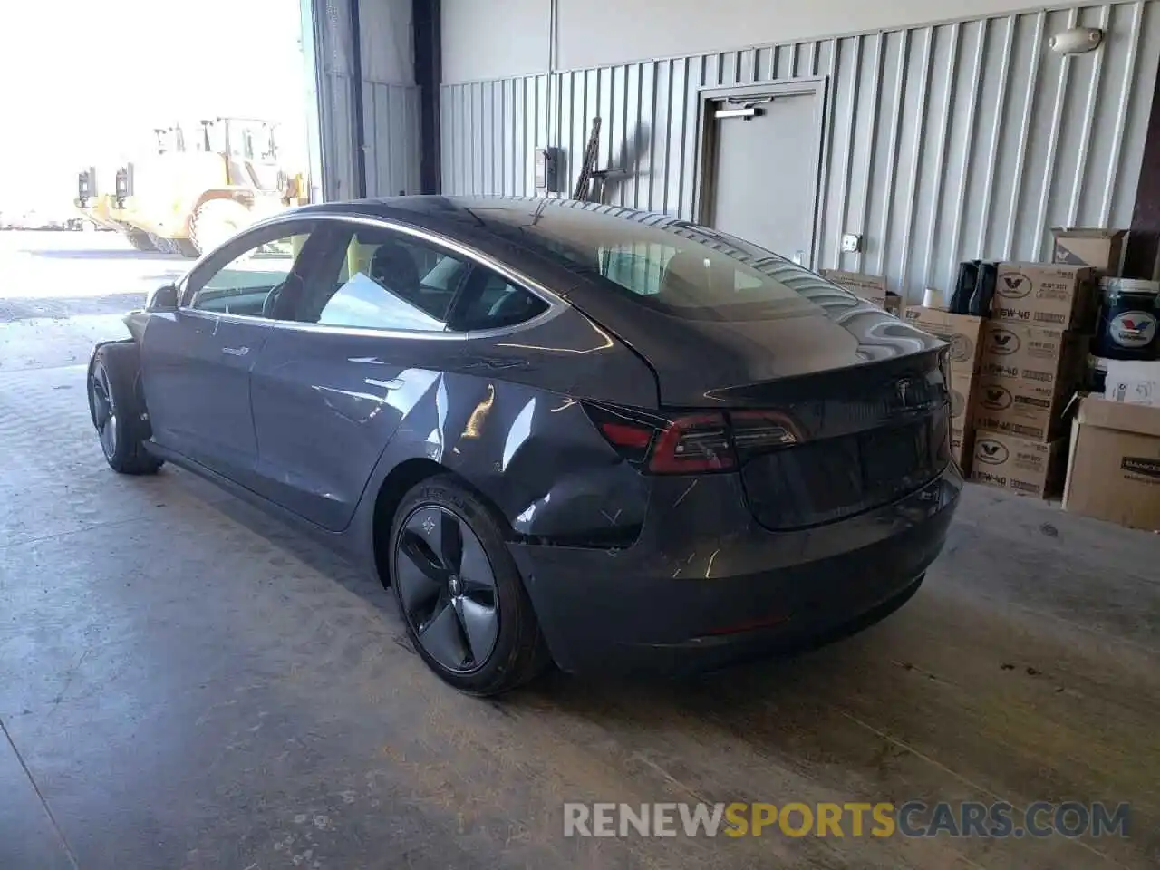 3 Photograph of a damaged car 5YJ3E1EA9KF313588 TESLA MODEL 3 2019