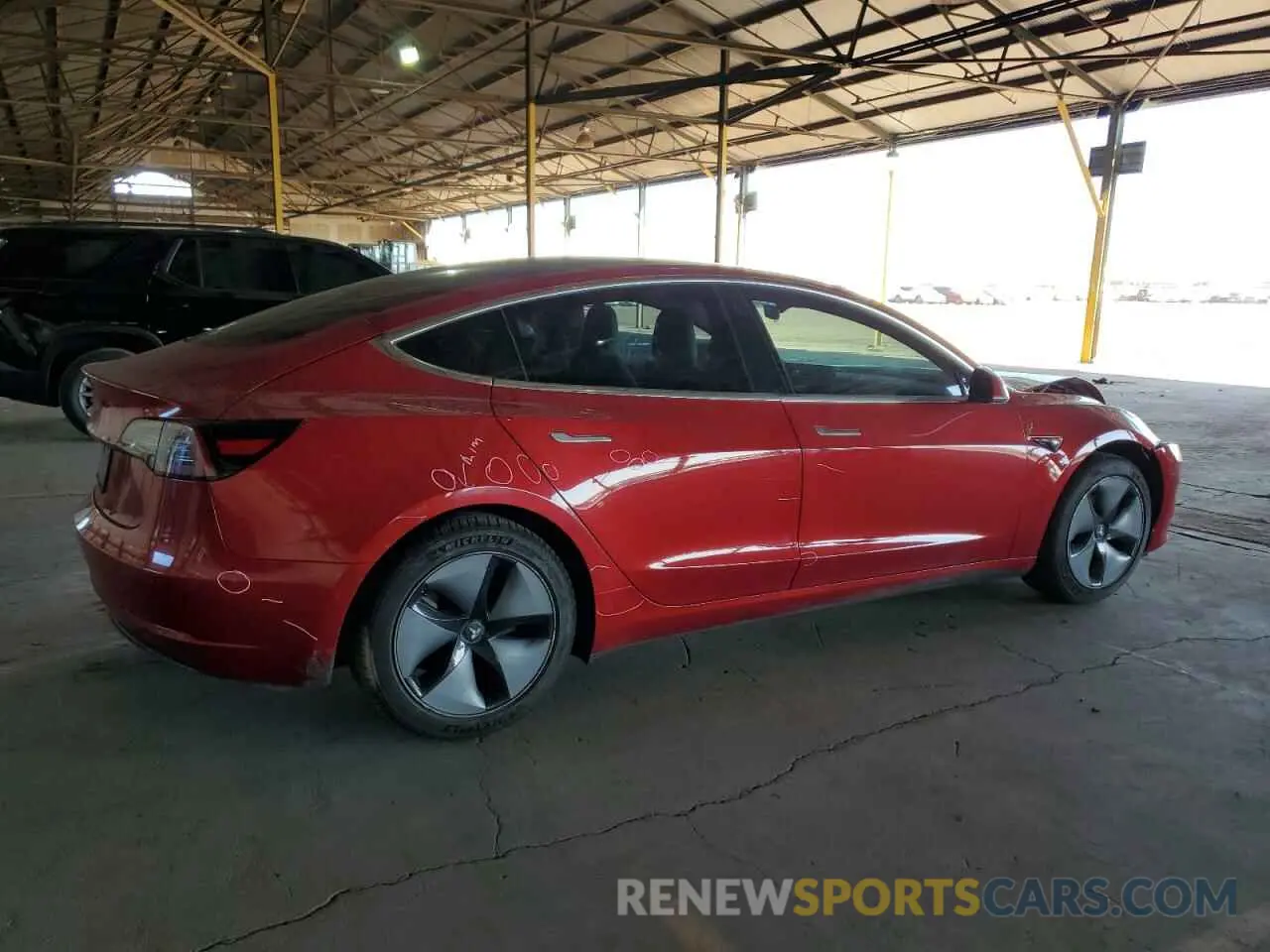 3 Photograph of a damaged car 5YJ3E1EA9KF313719 TESLA MODEL 3 2019