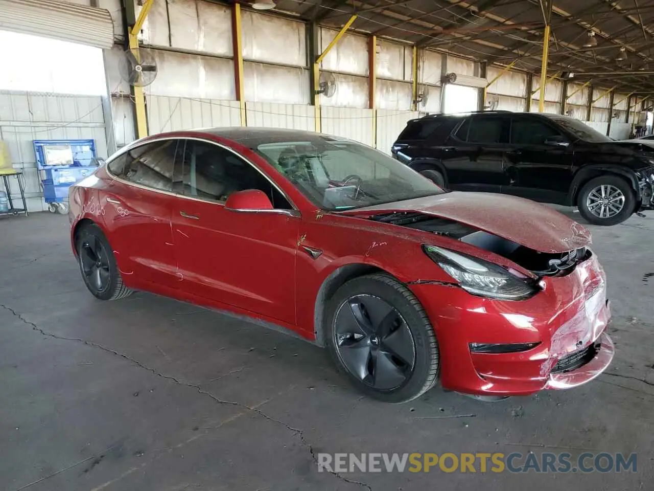 4 Photograph of a damaged car 5YJ3E1EA9KF313719 TESLA MODEL 3 2019
