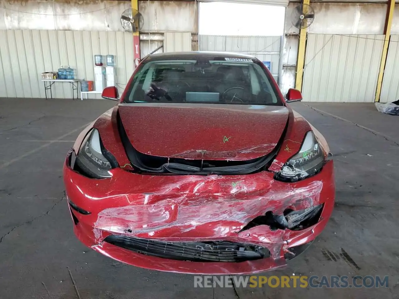 5 Photograph of a damaged car 5YJ3E1EA9KF313719 TESLA MODEL 3 2019