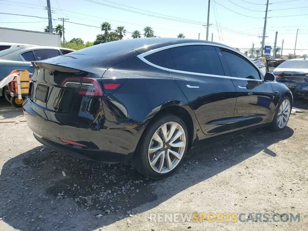 3 Photograph of a damaged car 5YJ3E1EA9KF314143 TESLA MODEL 3 2019