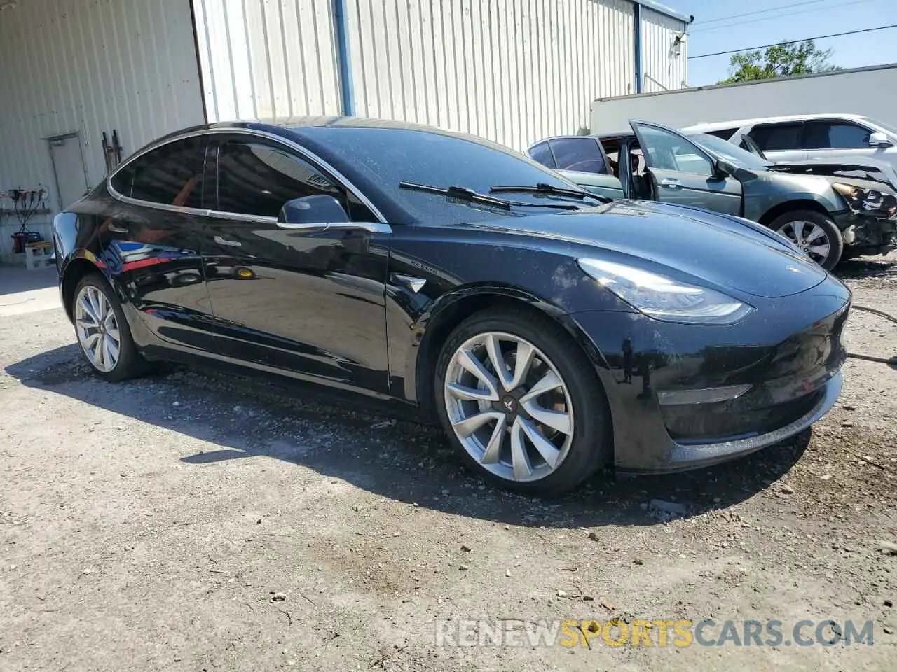 4 Photograph of a damaged car 5YJ3E1EA9KF314143 TESLA MODEL 3 2019