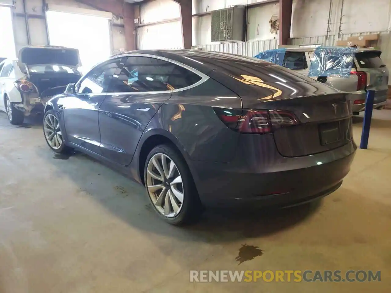 3 Photograph of a damaged car 5YJ3E1EA9KF314353 TESLA MODEL 3 2019