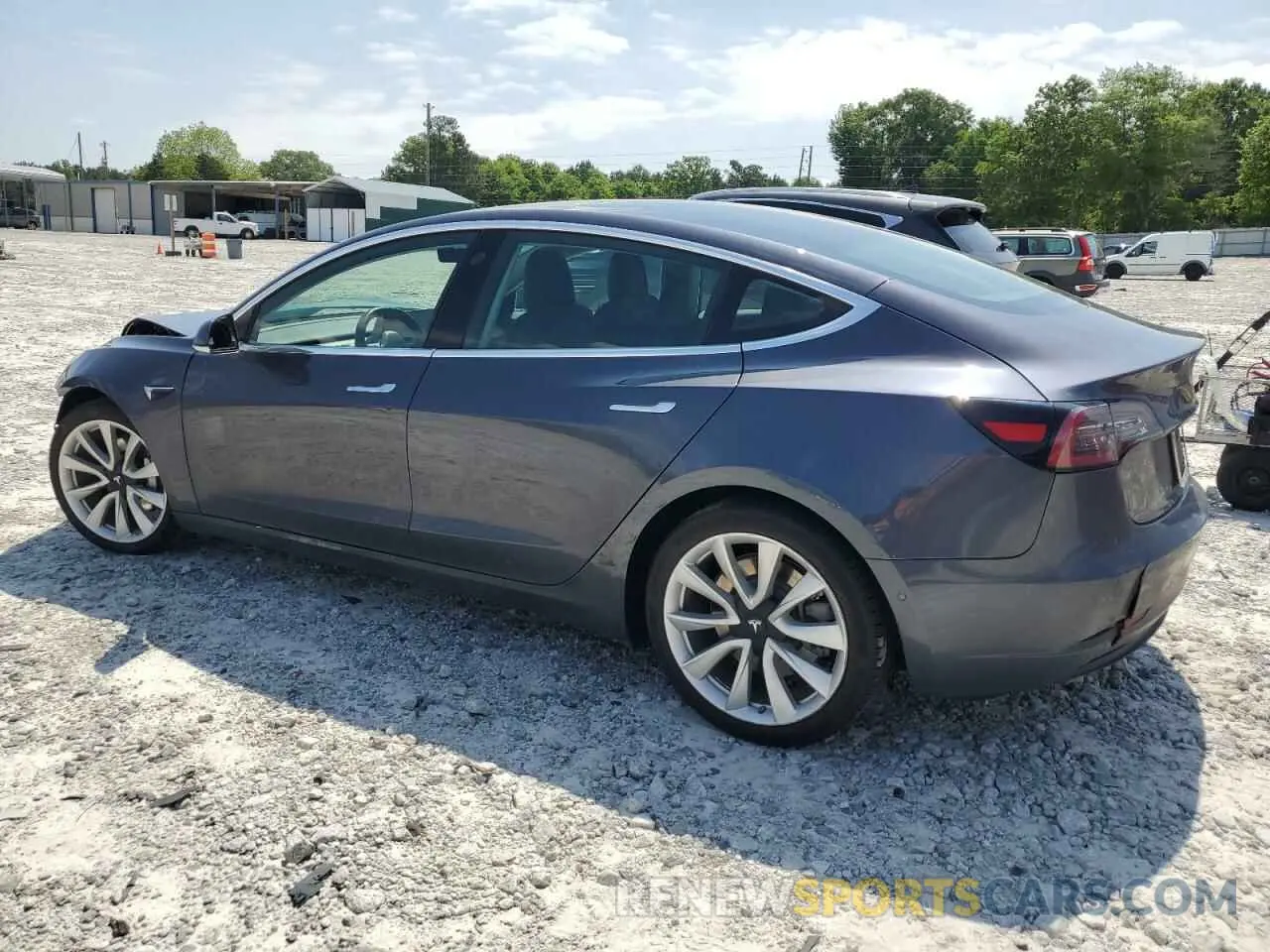 2 Photograph of a damaged car 5YJ3E1EA9KF314367 TESLA MODEL 3 2019
