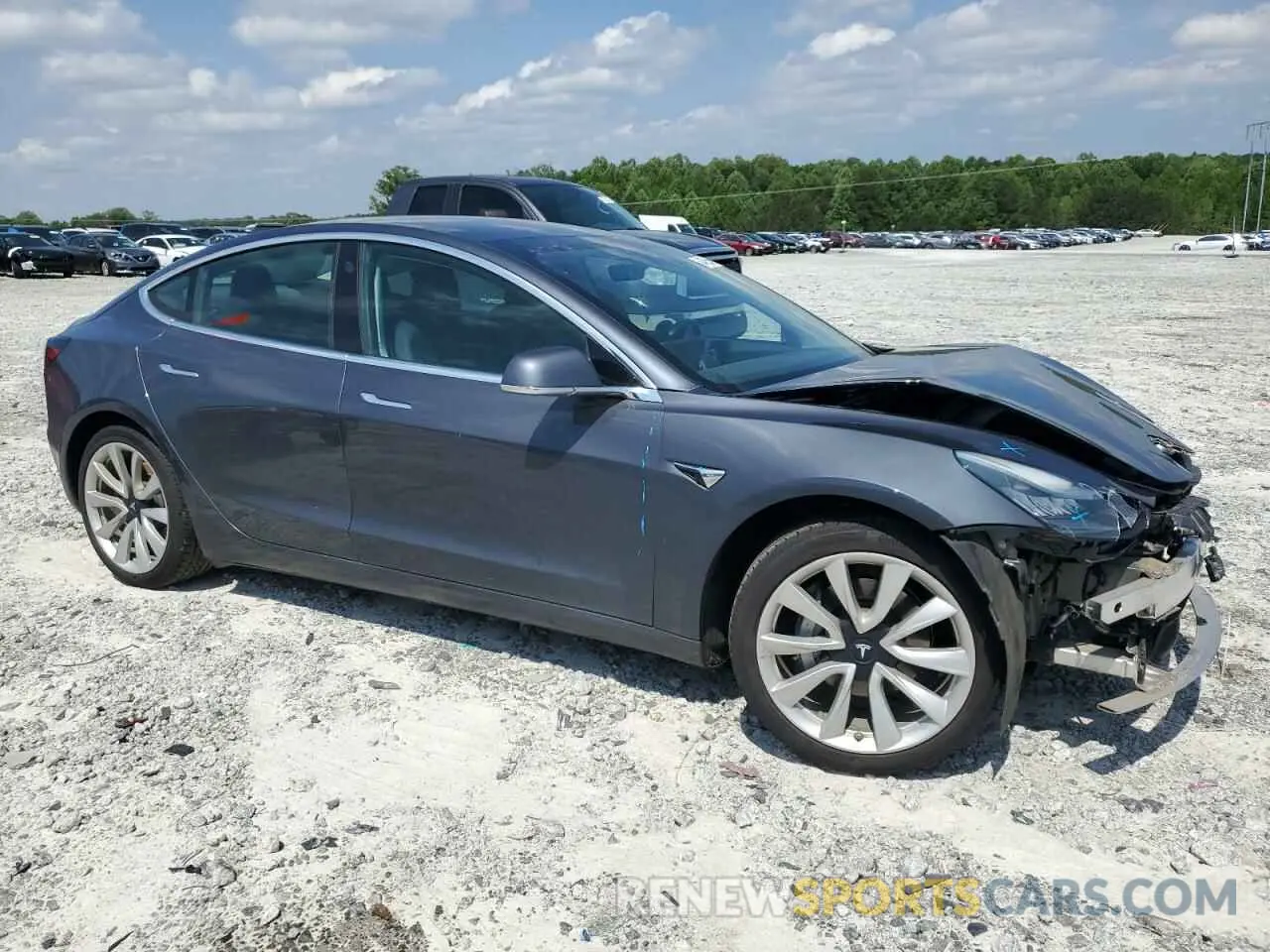 4 Photograph of a damaged car 5YJ3E1EA9KF314367 TESLA MODEL 3 2019