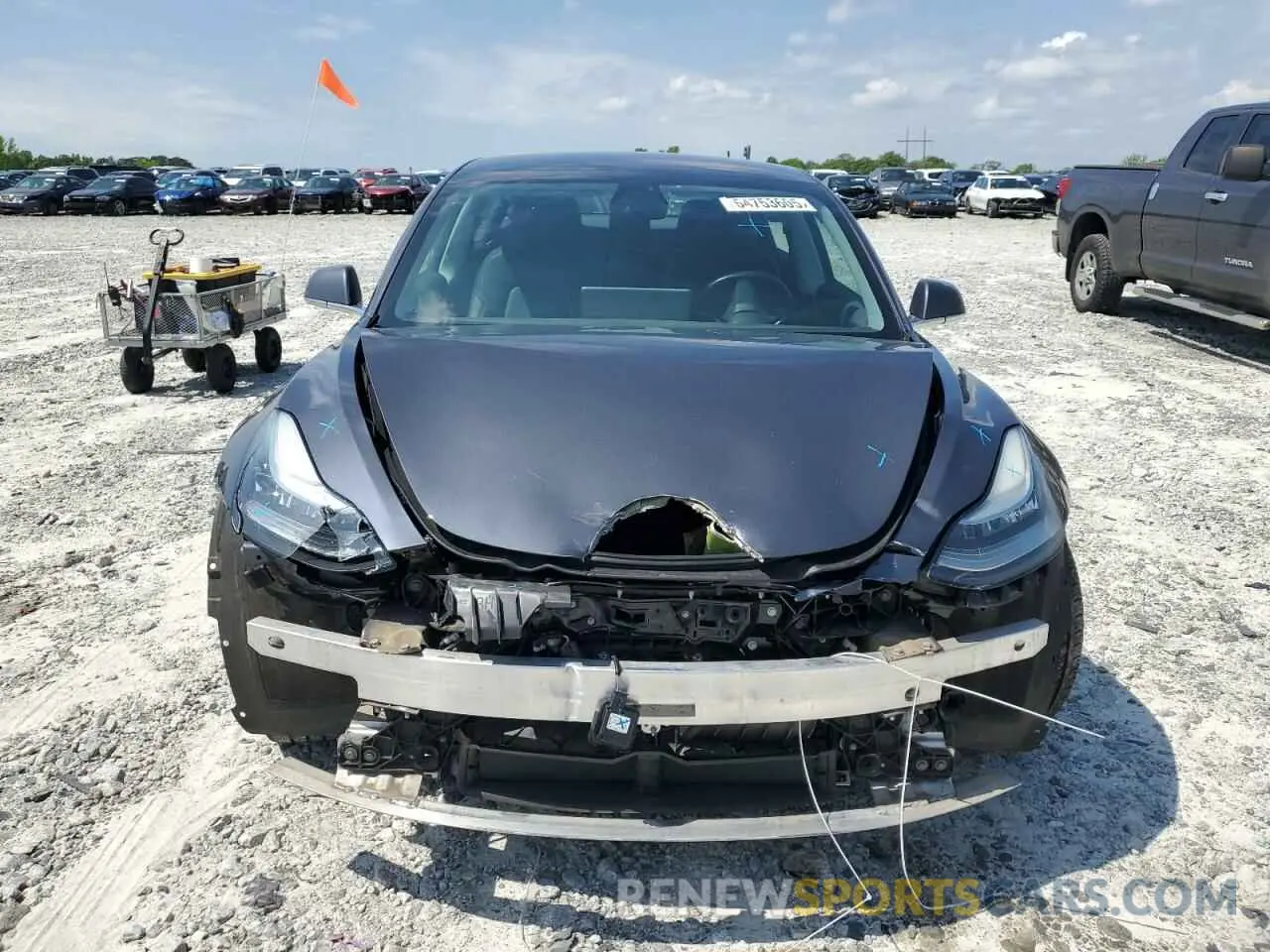 5 Photograph of a damaged car 5YJ3E1EA9KF314367 TESLA MODEL 3 2019