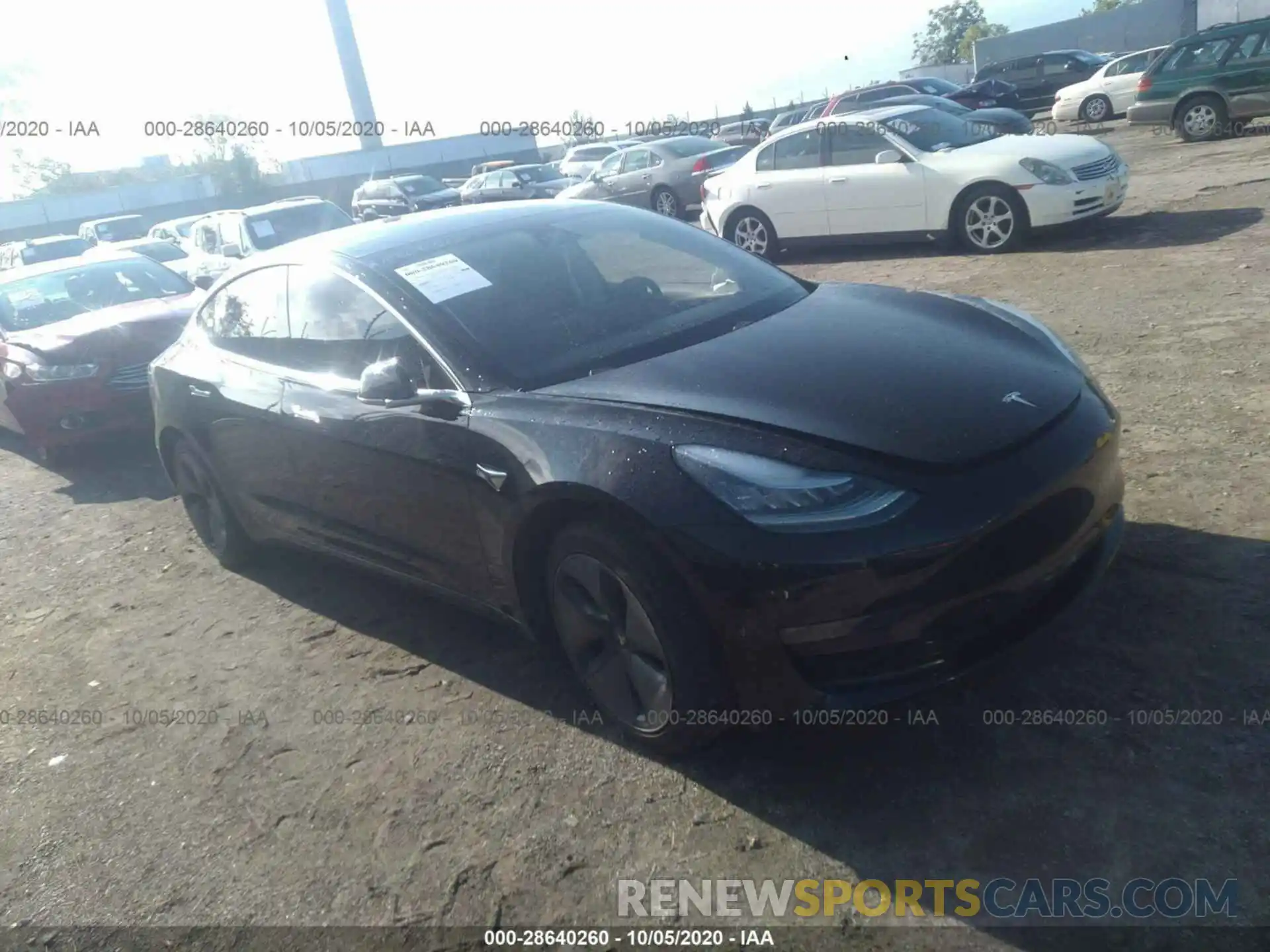 1 Photograph of a damaged car 5YJ3E1EA9KF316779 TESLA MODEL 3 2019