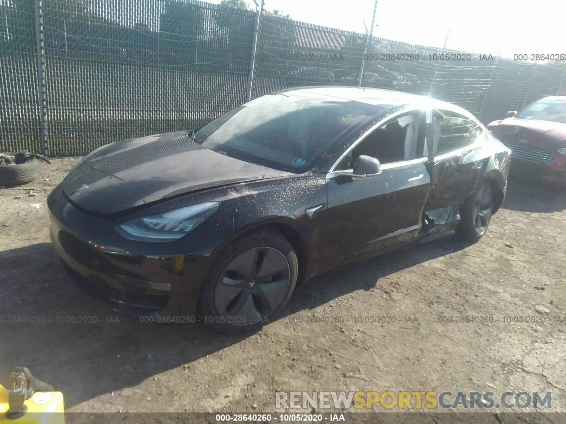 2 Photograph of a damaged car 5YJ3E1EA9KF316779 TESLA MODEL 3 2019