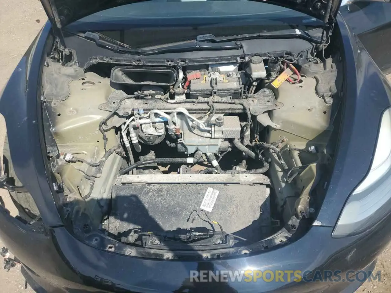 11 Photograph of a damaged car 5YJ3E1EA9KF321593 TESLA MODEL 3 2019