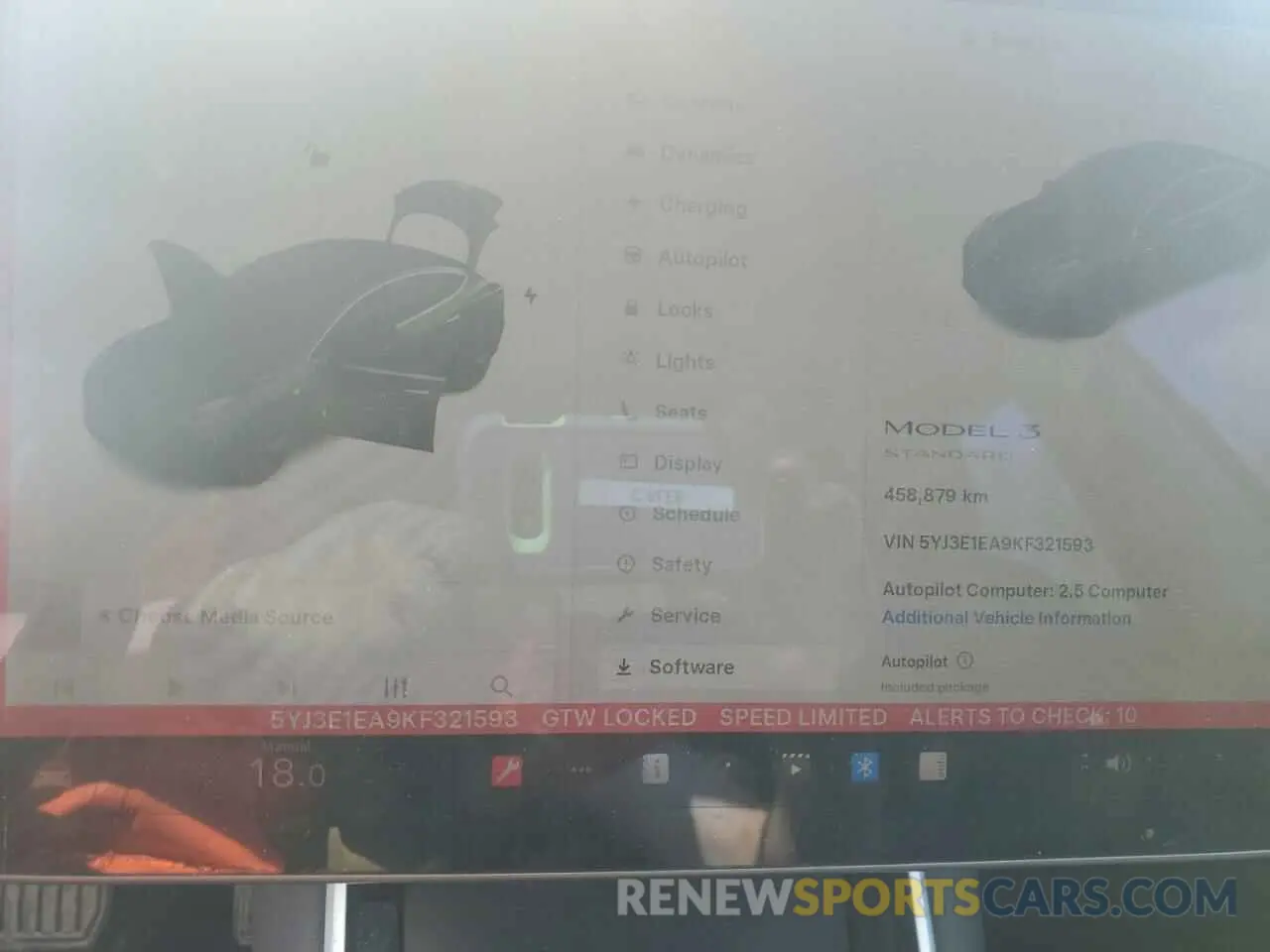 9 Photograph of a damaged car 5YJ3E1EA9KF321593 TESLA MODEL 3 2019