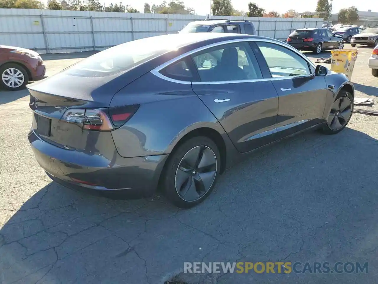 3 Photograph of a damaged car 5YJ3E1EA9KF321674 TESLA MODEL 3 2019