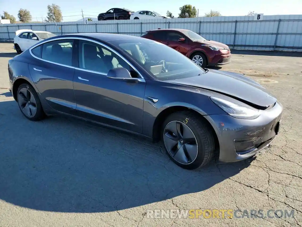 4 Photograph of a damaged car 5YJ3E1EA9KF321674 TESLA MODEL 3 2019