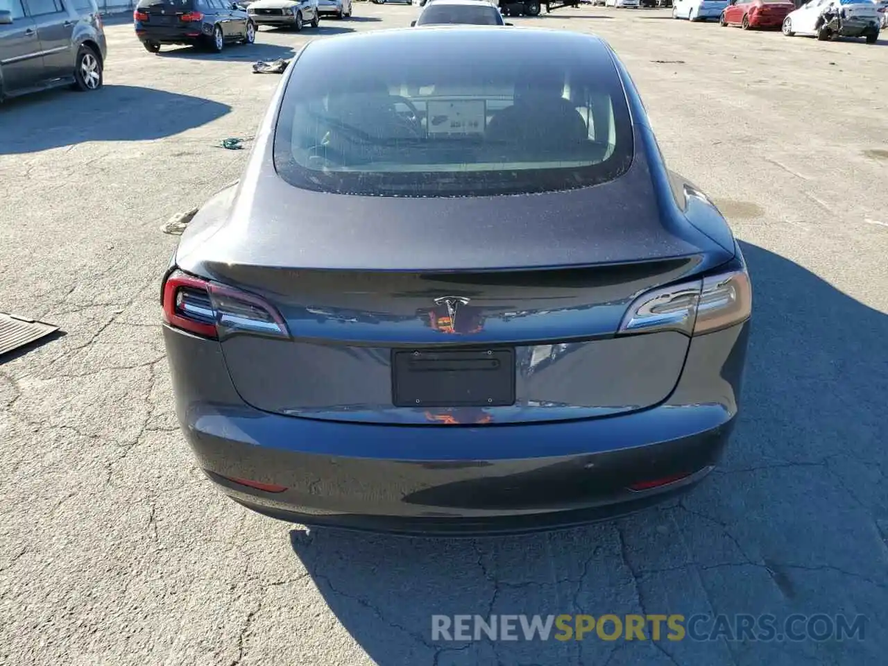 6 Photograph of a damaged car 5YJ3E1EA9KF321674 TESLA MODEL 3 2019