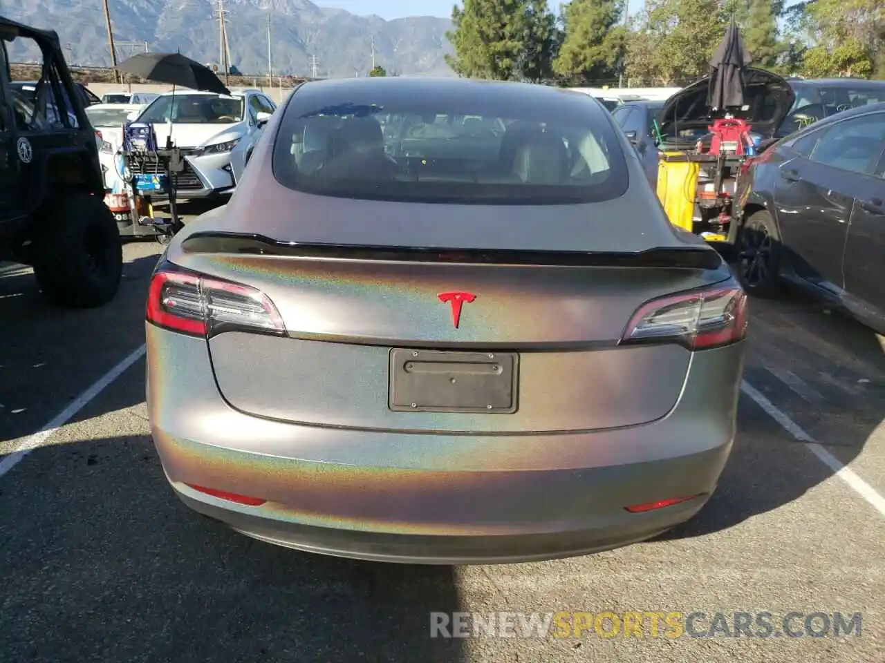 6 Photograph of a damaged car 5YJ3E1EA9KF324252 TESLA MODEL 3 2019