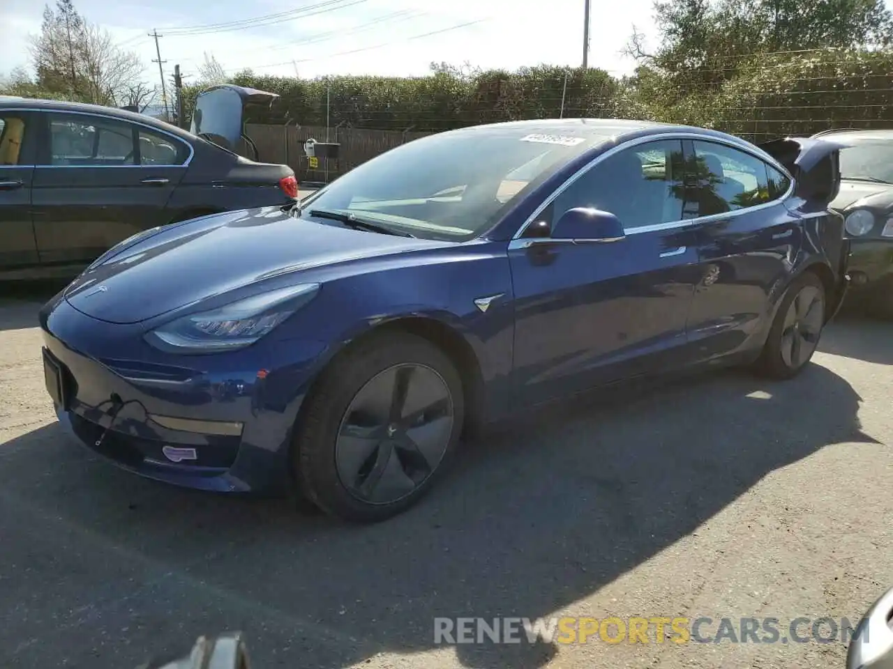 1 Photograph of a damaged car 5YJ3E1EA9KF326146 TESLA MODEL 3 2019