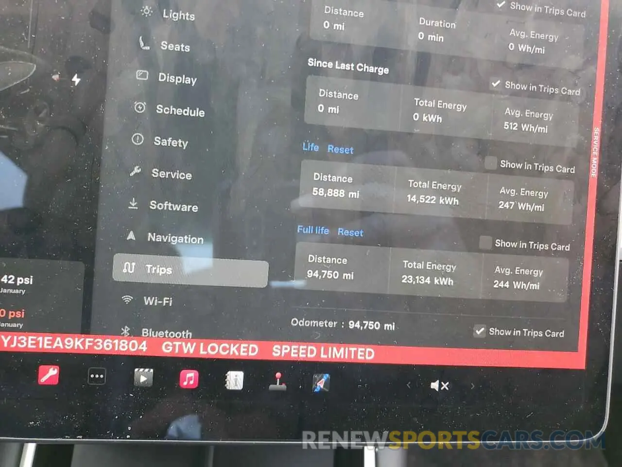 9 Photograph of a damaged car 5YJ3E1EA9KF361804 TESLA MODEL 3 2019