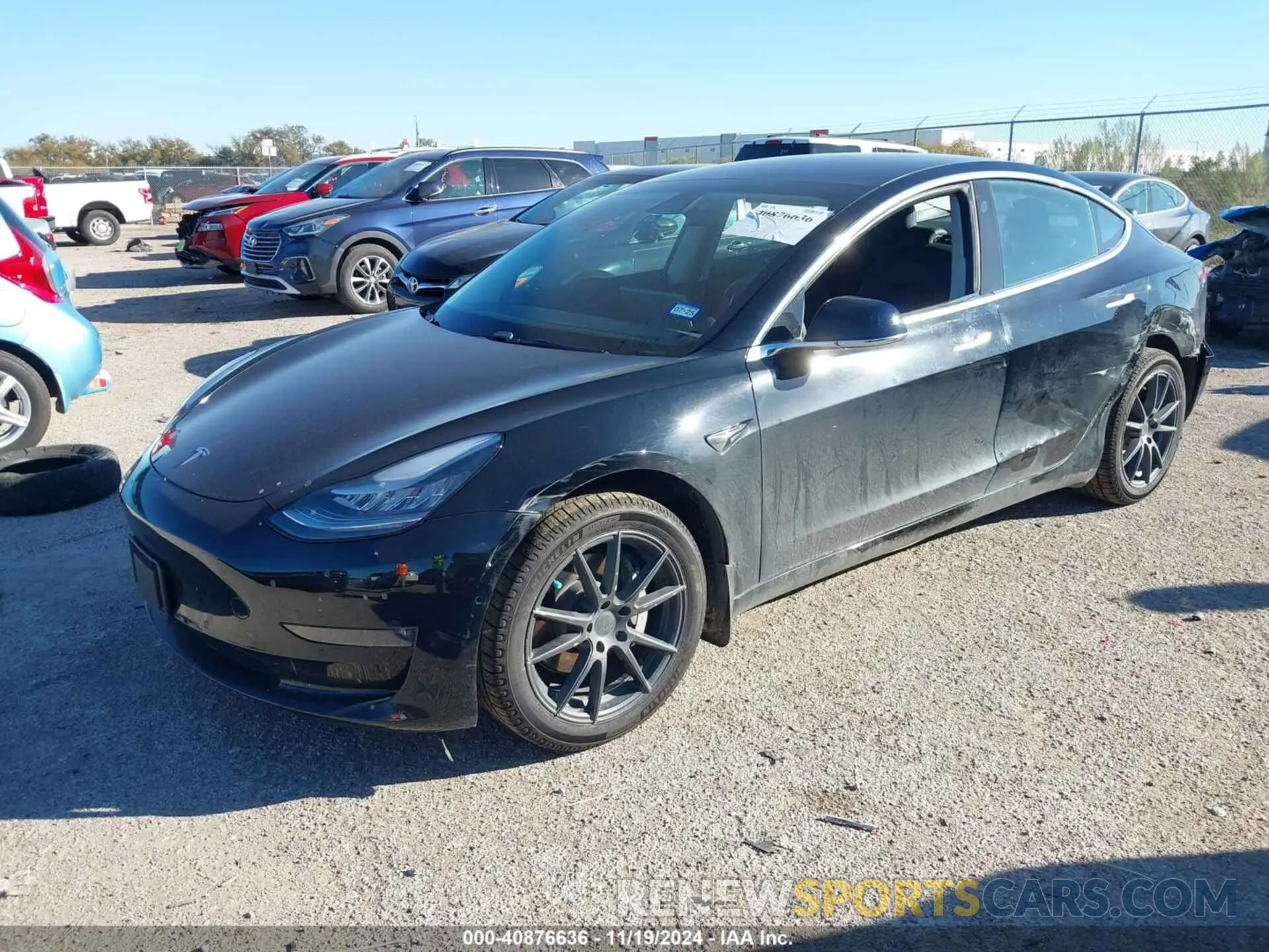 2 Photograph of a damaged car 5YJ3E1EA9KF394673 TESLA MODEL 3 2019
