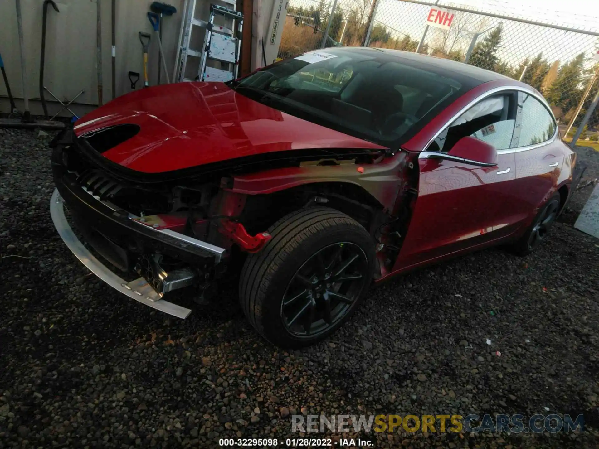 2 Photograph of a damaged car 5YJ3E1EA9KF396522 TESLA MODEL 3 2019