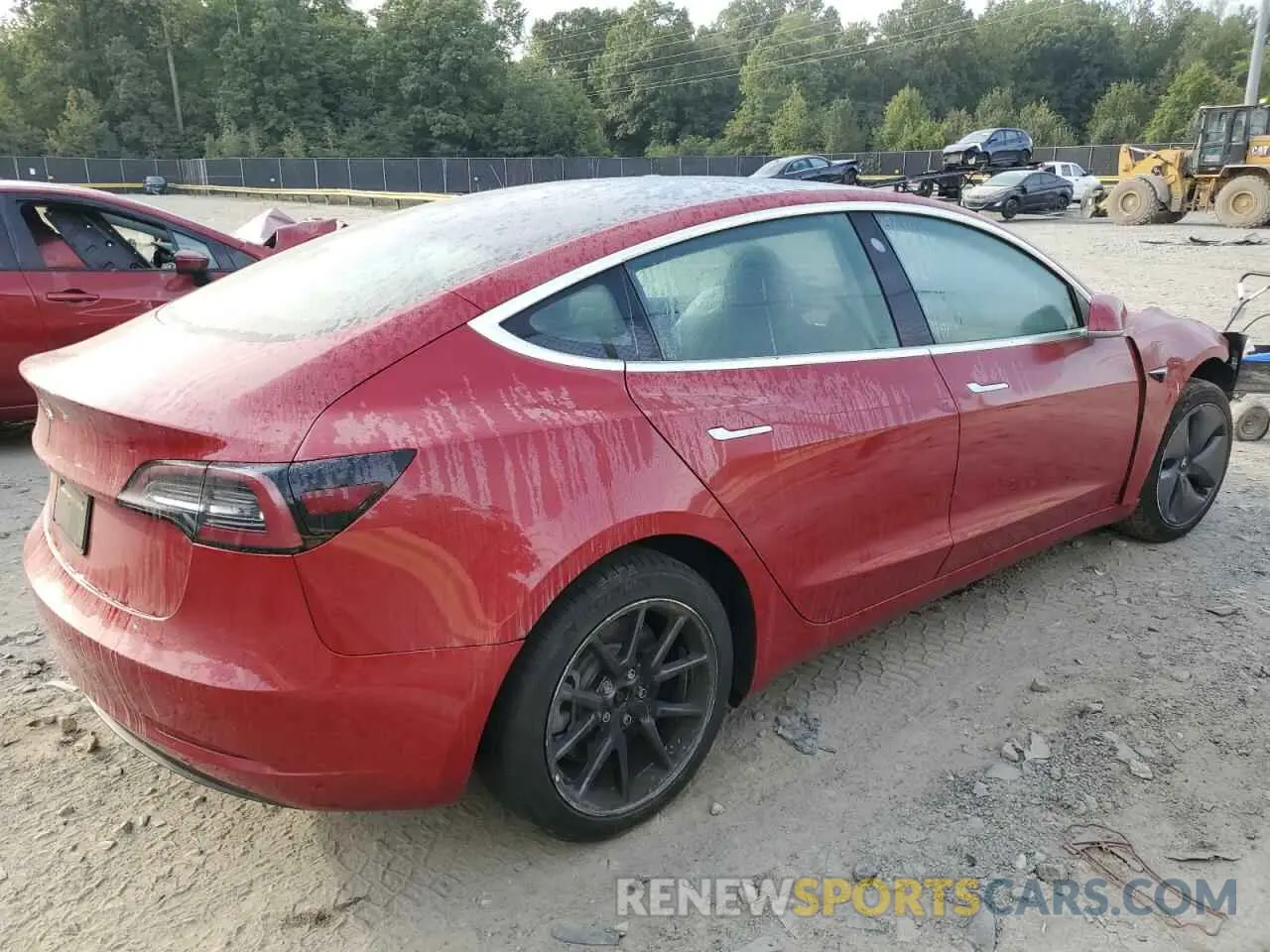 3 Photograph of a damaged car 5YJ3E1EA9KF396570 TESLA MODEL 3 2019