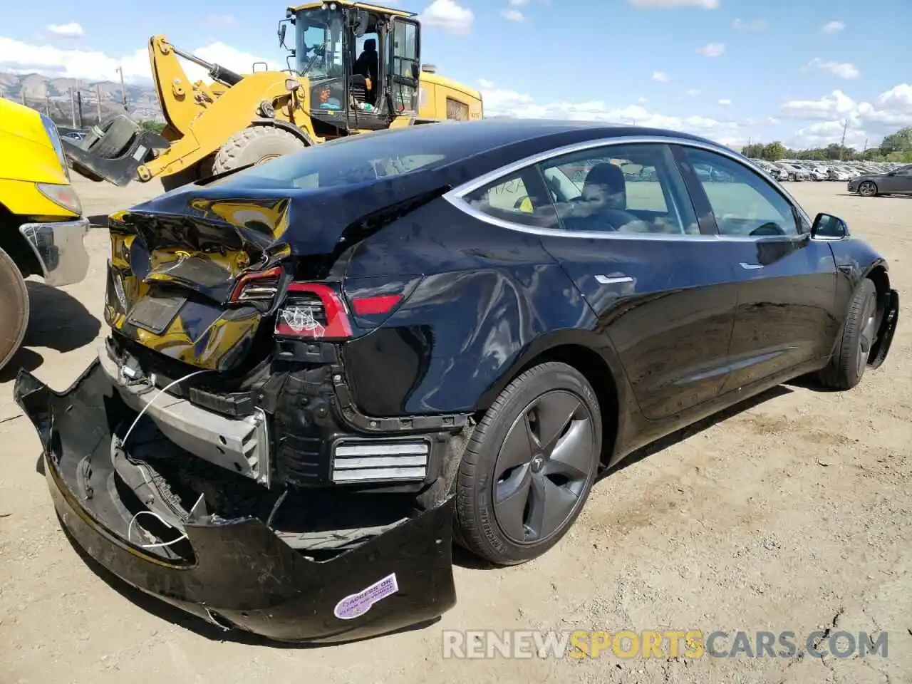 4 Photograph of a damaged car 5YJ3E1EA9KF397847 TESLA MODEL 3 2019