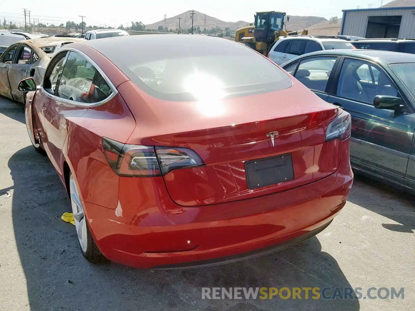 3 Photograph of a damaged car 5YJ3E1EA9KF402092 TESLA MODEL 3 2019