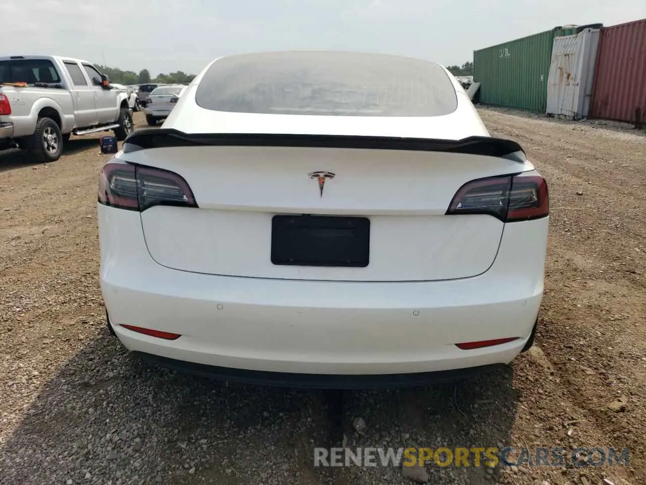 6 Photograph of a damaged car 5YJ3E1EA9KF407549 TESLA MODEL 3 2019