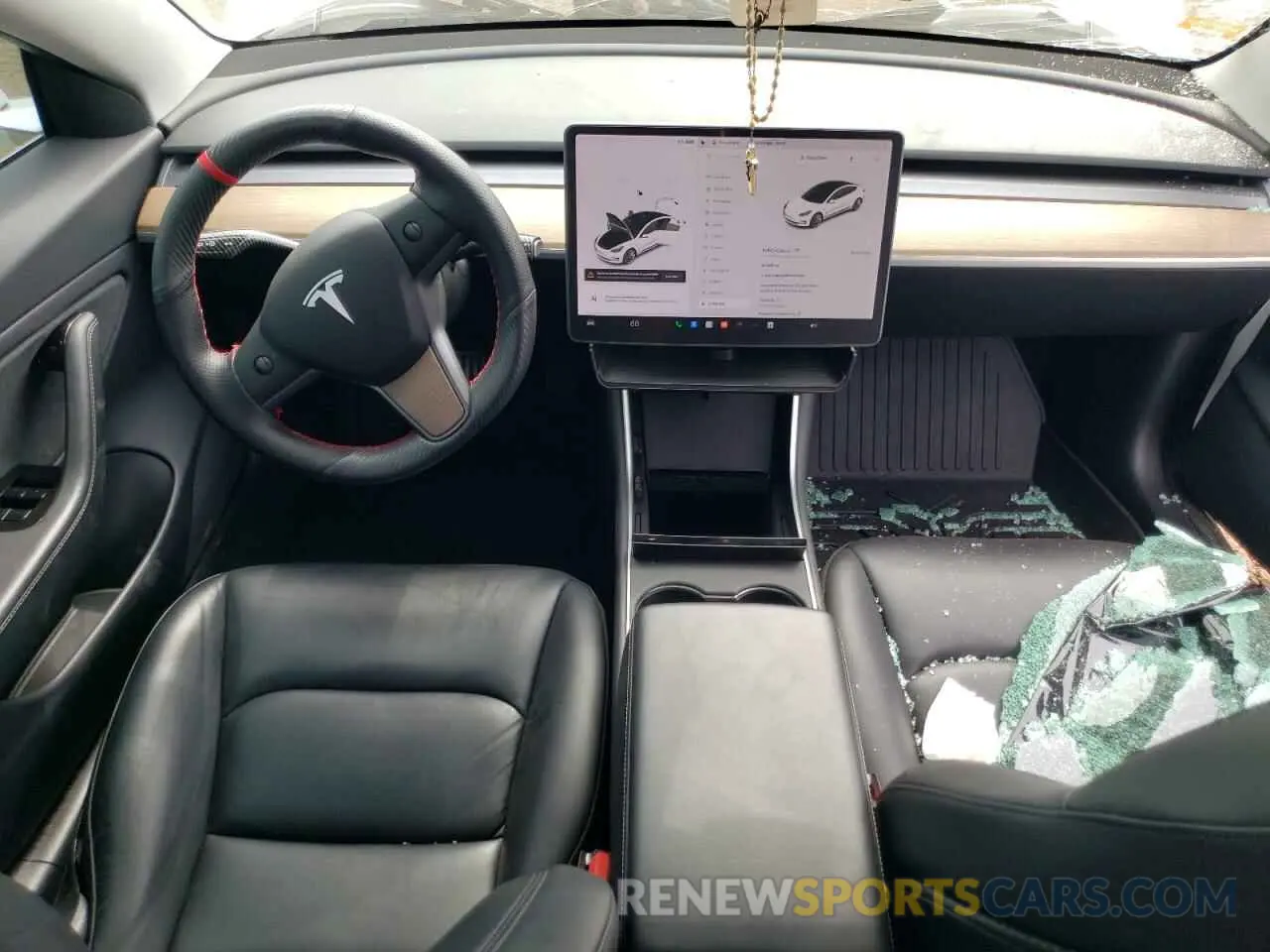 8 Photograph of a damaged car 5YJ3E1EA9KF407549 TESLA MODEL 3 2019