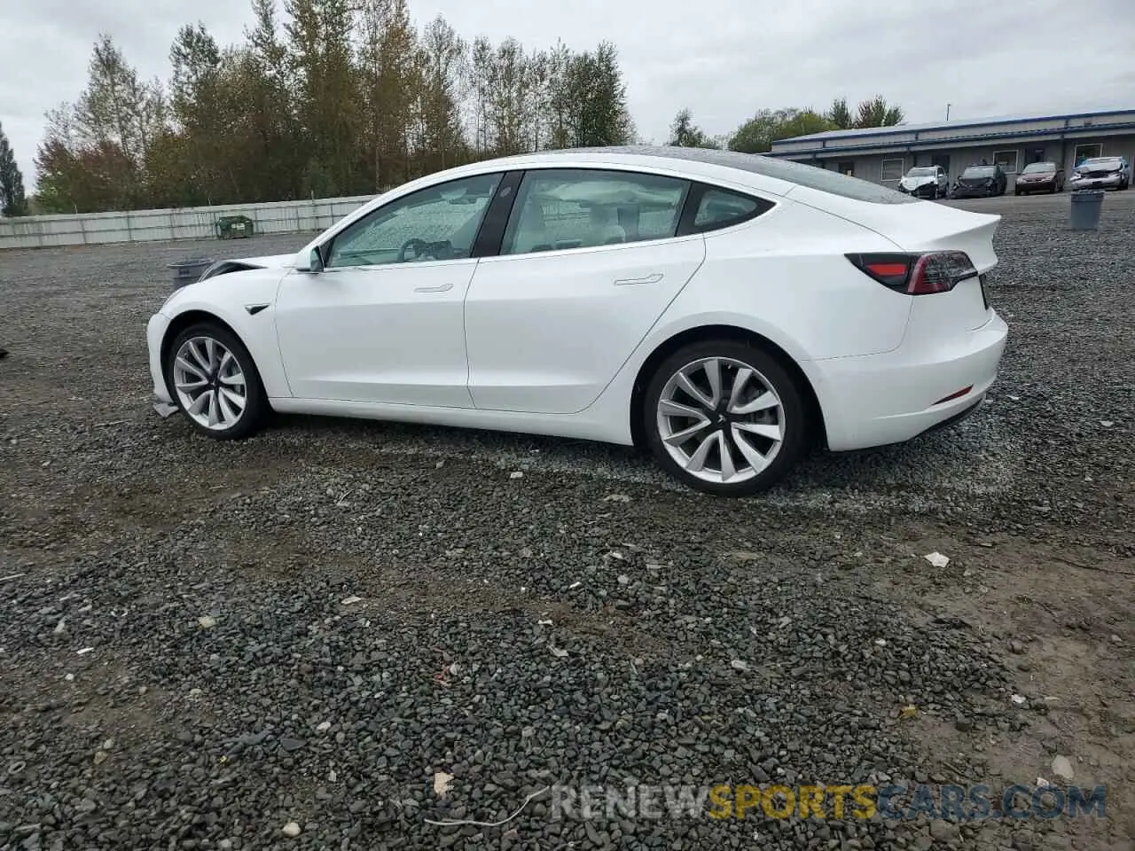 2 Photograph of a damaged car 5YJ3E1EA9KF407700 TESLA MODEL 3 2019