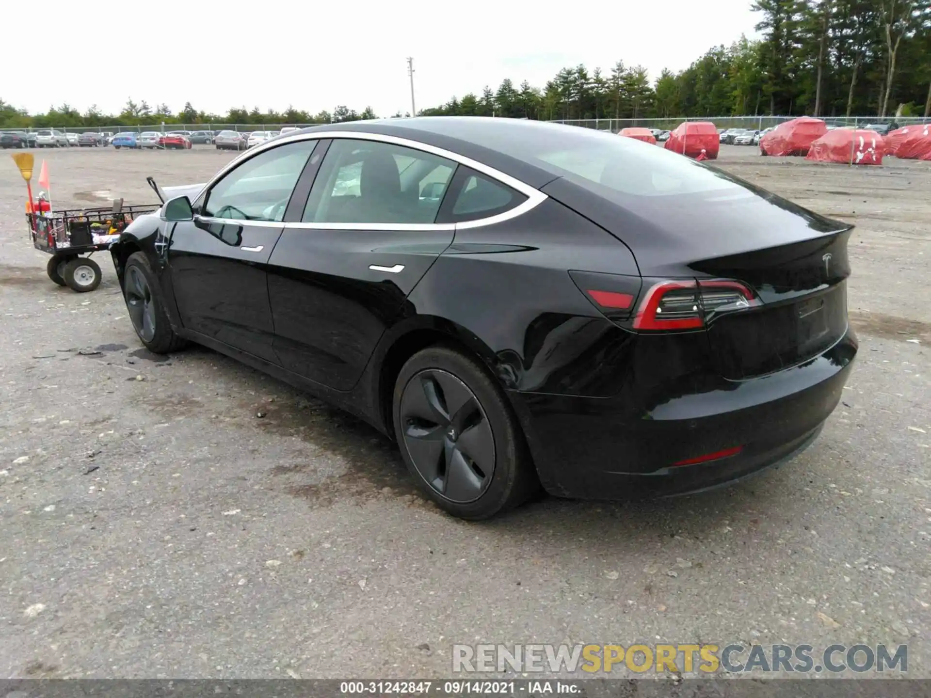 3 Photograph of a damaged car 5YJ3E1EA9KF410810 TESLA MODEL 3 2019