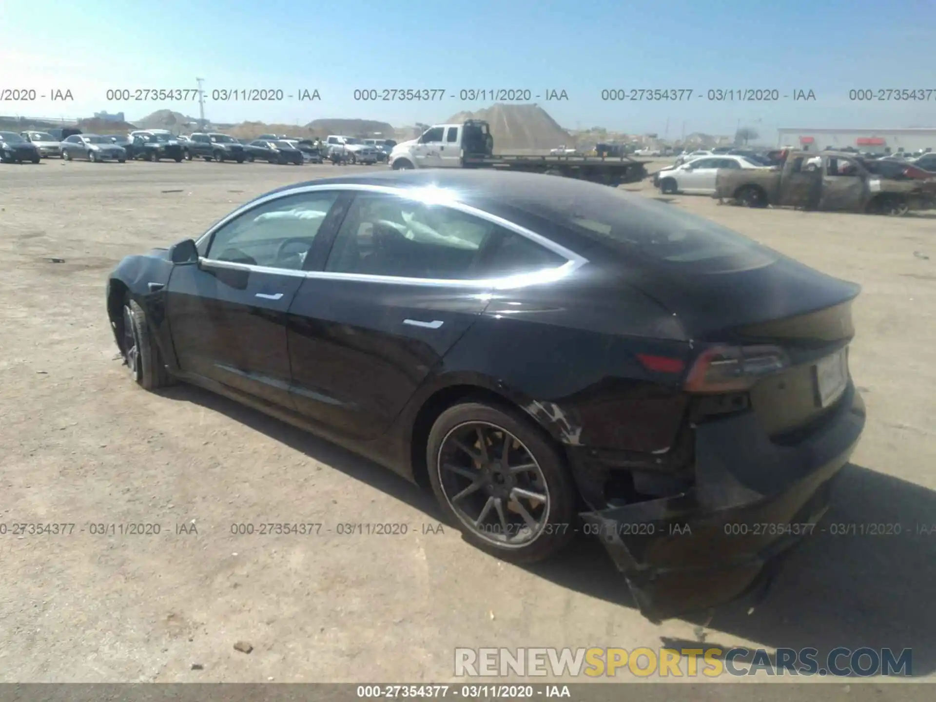 3 Photograph of a damaged car 5YJ3E1EA9KF410838 TESLA MODEL 3 2019