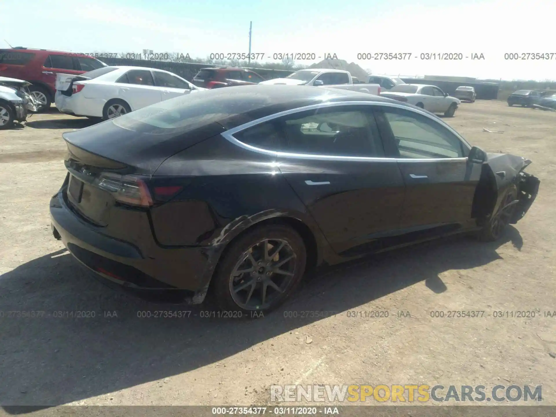 4 Photograph of a damaged car 5YJ3E1EA9KF410838 TESLA MODEL 3 2019