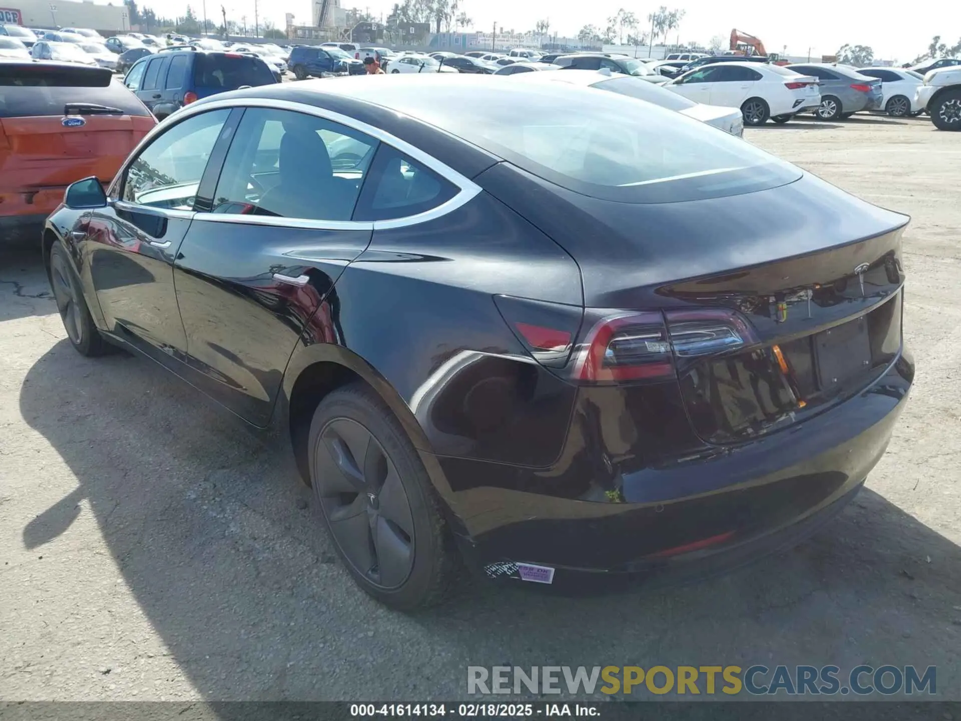 3 Photograph of a damaged car 5YJ3E1EA9KF410869 TESLA MODEL 3 2019