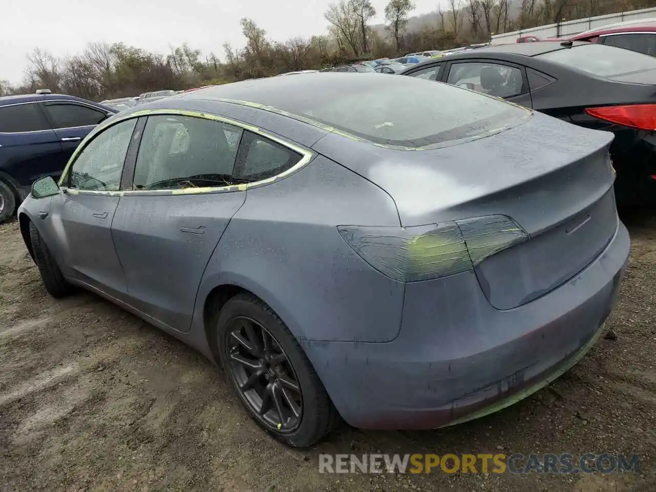 2 Photograph of a damaged car 5YJ3E1EA9KF411472 TESLA MODEL 3 2019