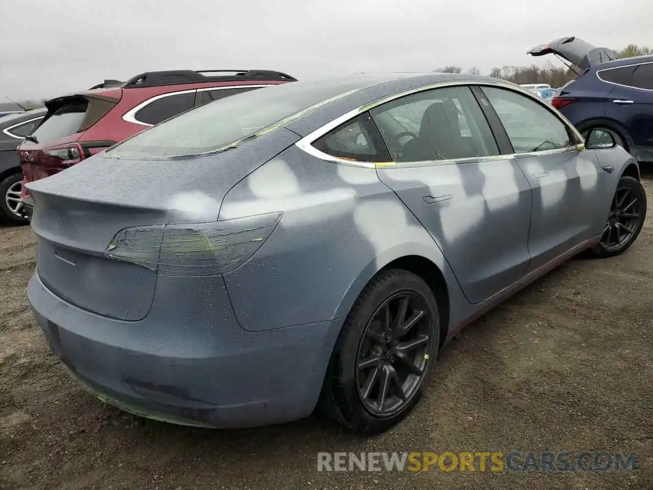 3 Photograph of a damaged car 5YJ3E1EA9KF411472 TESLA MODEL 3 2019